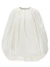 Stella Mccartney Cape Mini Dress Dresses White In White