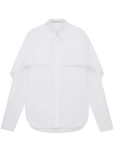 Stella Mccartney Stella Mc Cartney Shirt With Cape In White