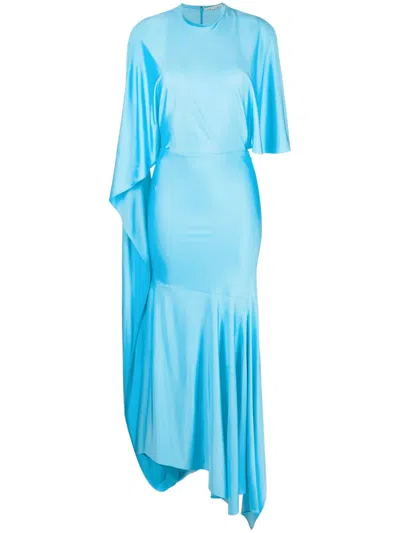 Stella Mccartney Stella Mc Cartney Light Blue Long Dress