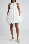Stella Mccartney Sleeveless Cape Mini Dress In 9001 - White