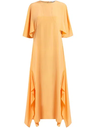 open lace back dress STELLA MCCARTNEY KIDS Scalloped Layer Occasion Dress main image 0