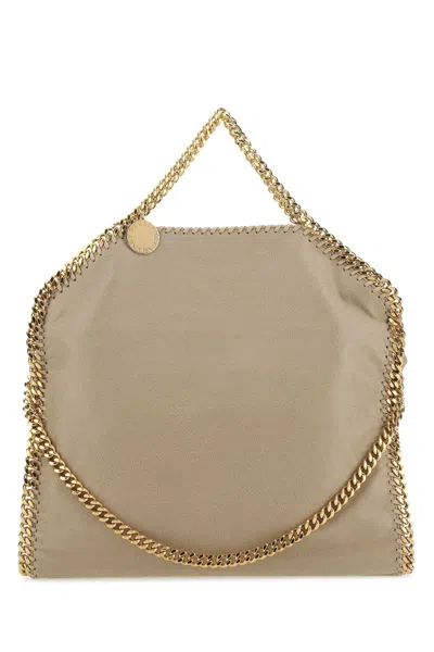Stella Mccartney Cappuccino Shaggy Deer Falabella Fold Over Handbag