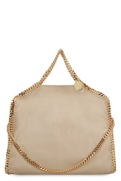 Stella Mccartney Cappuccino Shaggy Deer Falabella Fold Over Handbag