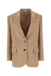 STELLA MCCARTNEY CAPPUCCINO WOOL BLAZER