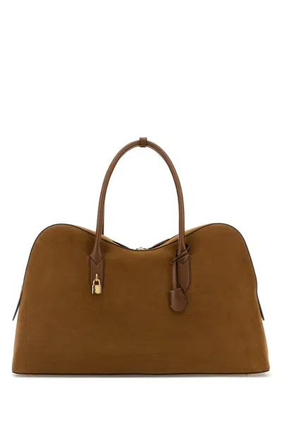 Stella Mccartney Caramel Suede Alter Mast Travel Bag
