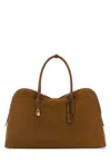Stella Mccartney Borsa Da Viaggio In Suede Alter Mat Caramello  Donna In Brandy