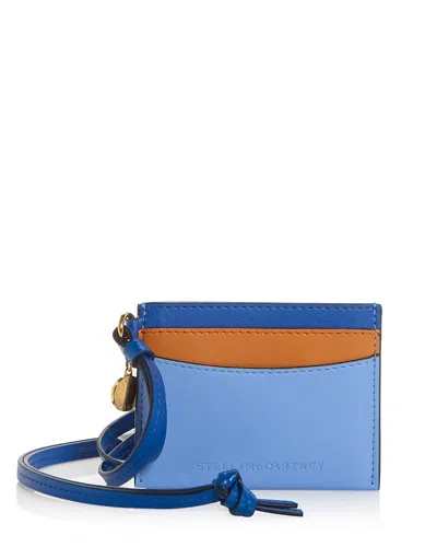 Stella Mccartney Card Case Wristlet In Blue
