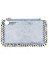 Stella Mccartney Chain Trimmed Metallic Card Holder