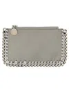 Stella Mccartney Card Holder "falabella" In Grey