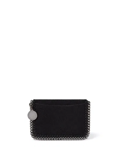 Stella Mccartney Cardholder With Zip Falabella In Black