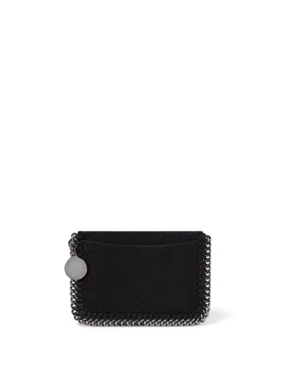 Stella Mccartney Cardholder With Zip Falabella In Black