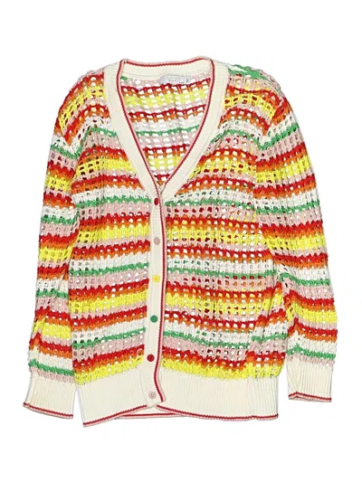 Pre-owned Stella Mccartney Kids'  Cardigan Sweater In Red