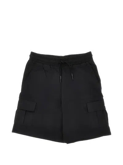 Stella Mccartney Cargo Bermuda Shorts In Black