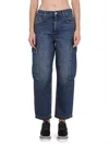 Stella Mccartney High-waisted Cropped Leg Jeans In Blue