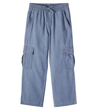 Stella Mccartney Kids' Cargo Jeans In Blue