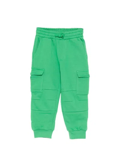 Stella Mccartney Cargo Panelled Track Pants In Green