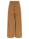 Stella Mccartney Cotton Cargo Cargo Pants In Orange