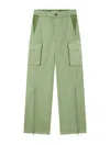Stella Mccartney Cargo Pants In Pistachio