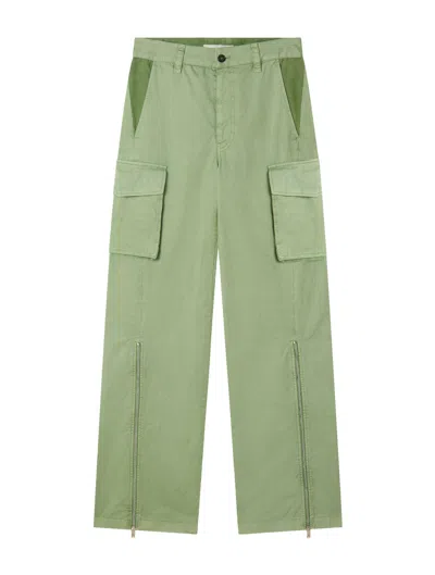 Stella Mccartney Cargo Pants In Pistachio