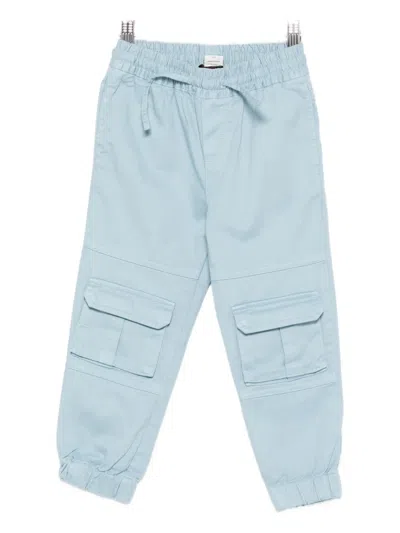 Stella Mccartney Kids' Cargo-pocket Trousers In Blue