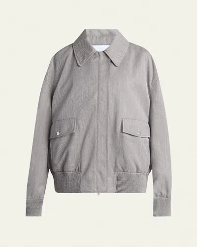 STELLA MCCARTNEY CARGO POCKET WOOL BLOUSON JACKET