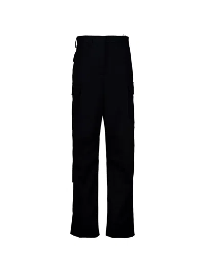 Stella Mccartney Cargo Straight Trousers In Black