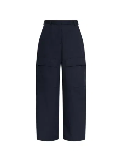 Stella Mccartney Cargo Trousers In Blue