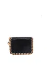 Stella Mccartney Falabella Tri-fold Wallet In Black