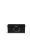 STELLA MCCARTNEY LOGOED ECO-LEATHER CONTINENTAL WALLET