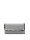 Stella Mccartney Falabella Wallet In Gris