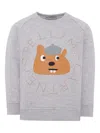 Stella Mccartney Cartoon-graphic Sweatshirt In Gray