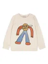 Stella Mccartney Cartoon-print Cotton Sweatshirt In Neutrals
