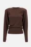 Stella Mccartney Cashmere And Wool Jumper In Brown