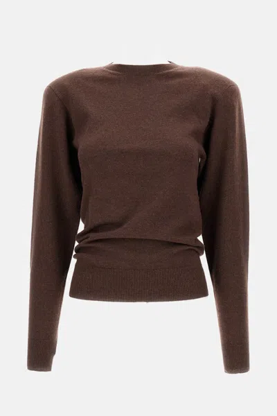 Stella Mccartney Cashmere And Wool Jumper In Brown
