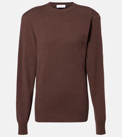 Stella Mccartney Cashmere And Wool Sweater In Burgundy