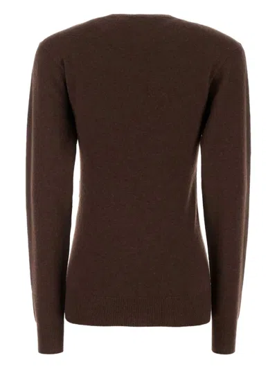 Stella Mccartney Cashmere Blend Sweater In Brown