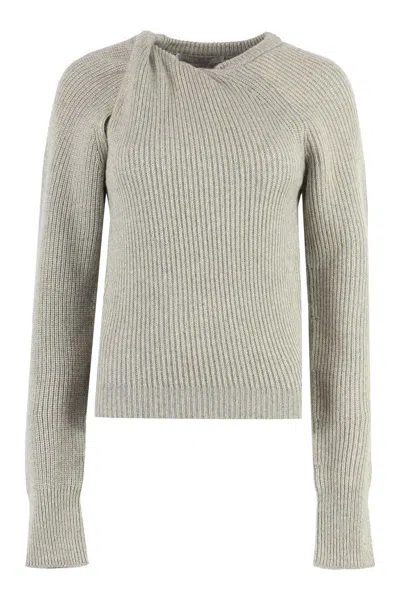 Stella Mccartney Cashmere Blend Sweater In Grey