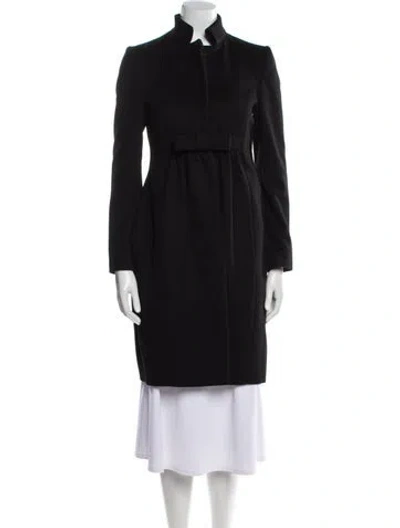 Pre-owned Stella Mccartney Cashmere Coat In Black