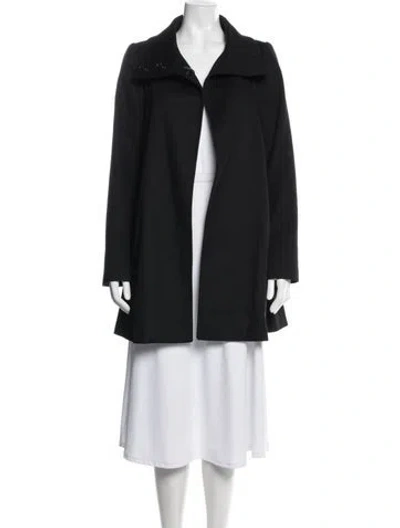 Pre-owned Stella Mccartney Cashmere Coat In Black