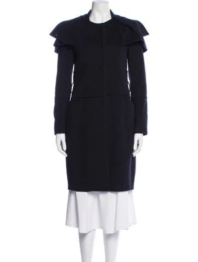 Pre-owned Stella Mccartney Cashmere Coat In Blue