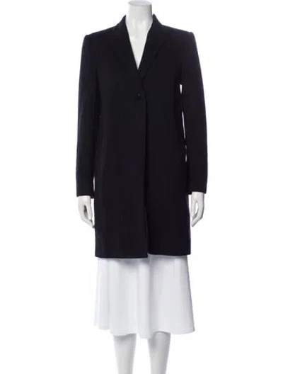 Pre-owned Stella Mccartney Cashmere Coat In Blue
