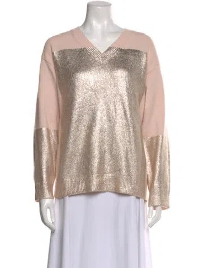 Pre-owned Stella Mccartney Cashmere Colorblock Pattern Sweater In Multi