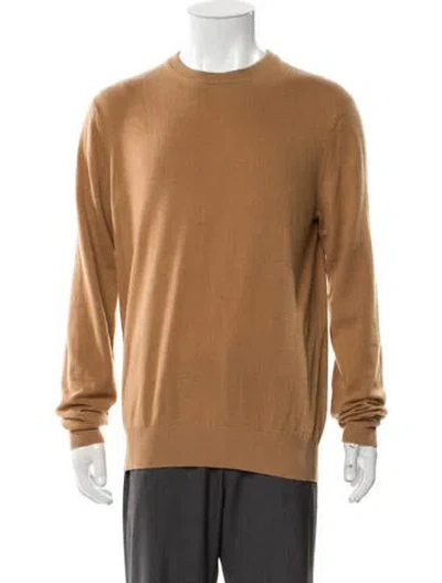 Pre-owned Stella Mccartney Cashmere Crew Neck Pullover In Brown