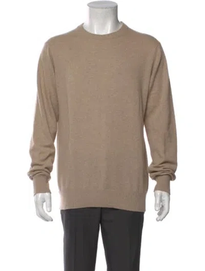Pre-owned Stella Mccartney Cashmere Crew Neck Pullover In Brown