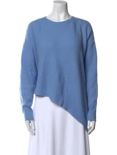Pre-owned Stella Mccartney Cashmere Crew Neck Sweater In Blue