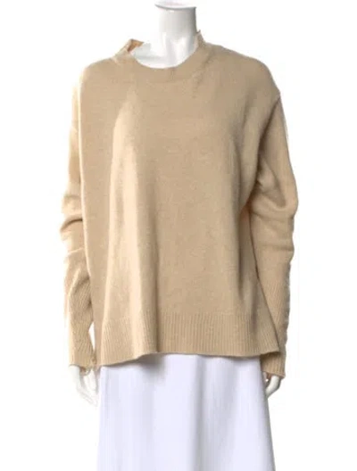 Pre-owned Stella Mccartney Cashmere Crew Neck Sweater In Brown