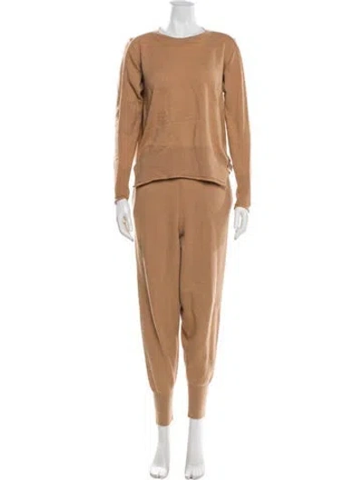 Pre-owned Stella Mccartney Cashmere Pant Set In Neutral