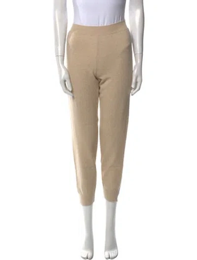 Pre-owned Stella Mccartney Cashmere Skinny Leg Pants In Neutral