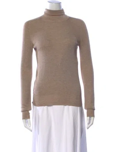 Pre-owned Stella Mccartney Cashmere Turtleneck Sweater In Neutrals