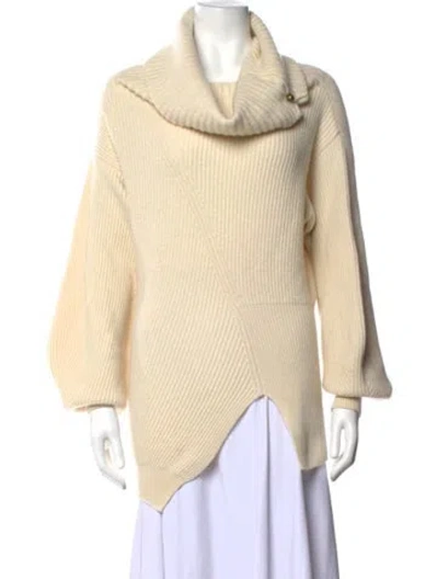 Pre-owned Stella Mccartney Cashmere Turtleneck Sweater In Neutrals